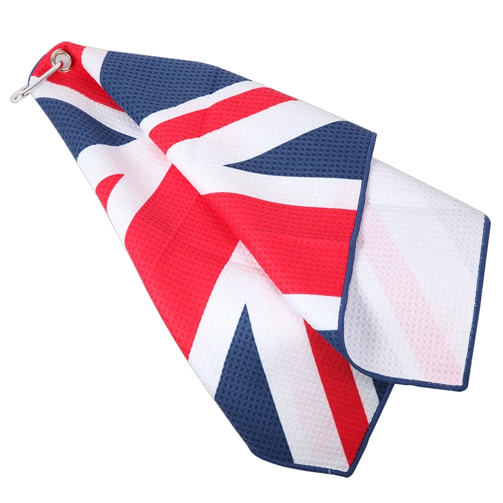 UK Union Jack Series Design Waffle Ployester Golf Towel