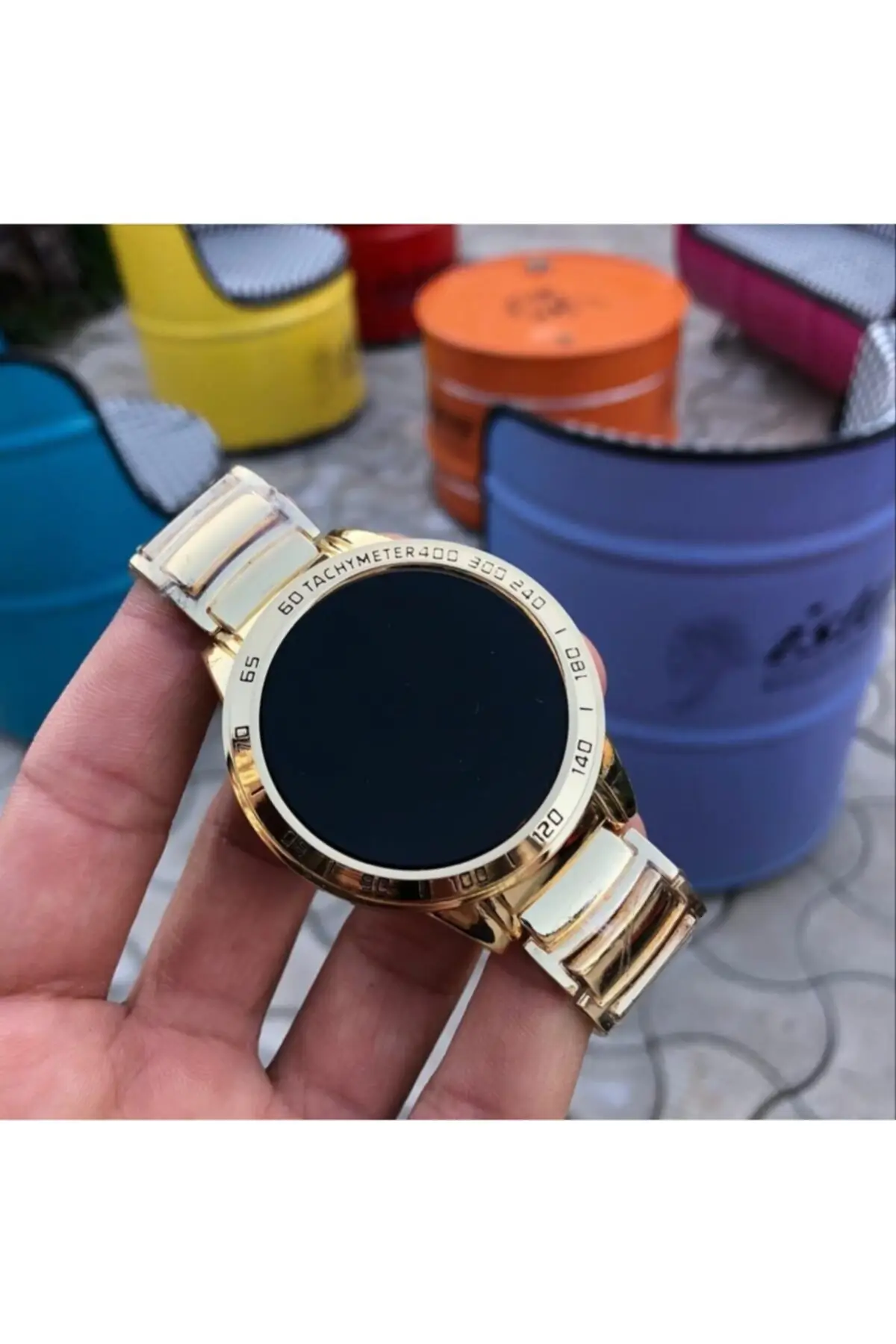 Dark Blanc Touch Unisex Watch