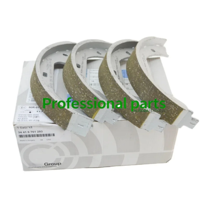 Rear Parking Brake Shoe Set for BMW 5 Series E60 7 Series E65 E66 X5 X6 X3 Original 34416761293 34410148879 34410393646