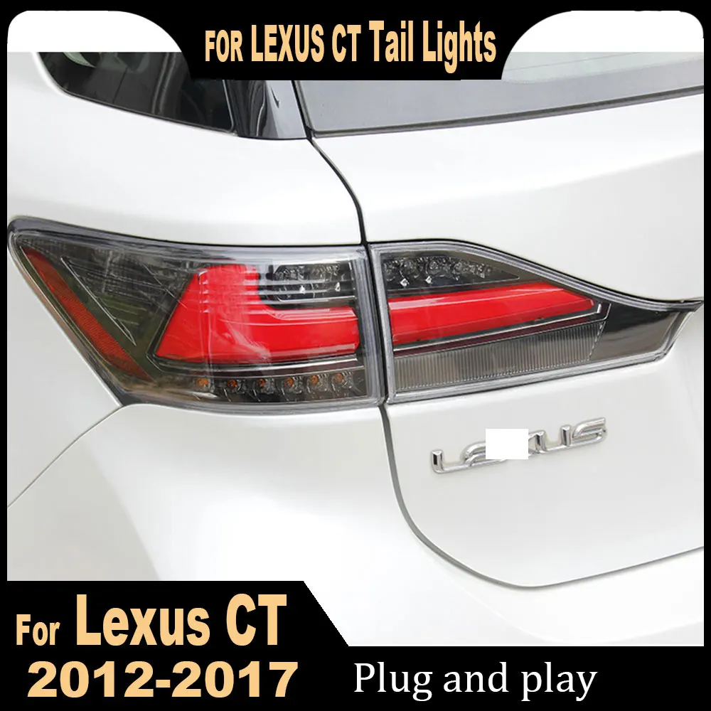 Car Tail Lights For Lexus CT200 CT200h 2011-2017 LED Car Tail Lamps Daytime Running Lights Dynamic Turn Signals Car Accessories