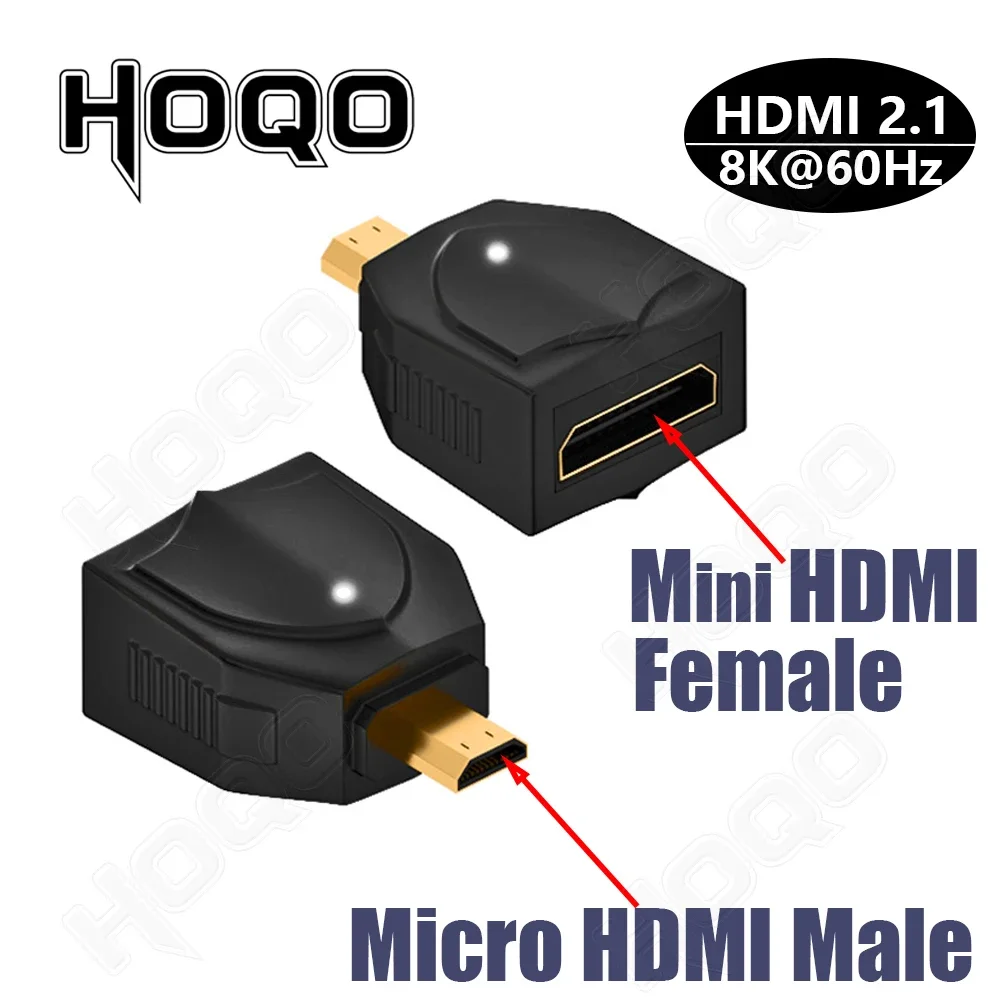 HDMI U자형 l 타입 컨버터, 90 도 어댑터, 360 180 도, HDMI 90 도, 8k, 4k @ 120Hz, 270 도