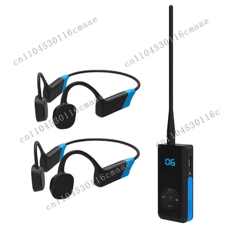 مدرب السباحة الحديث التدريب على السباحة سماعة رأس لاسلكية مقاومة للماء توصيل العظام سماعة لاسلكية تخاطب #3