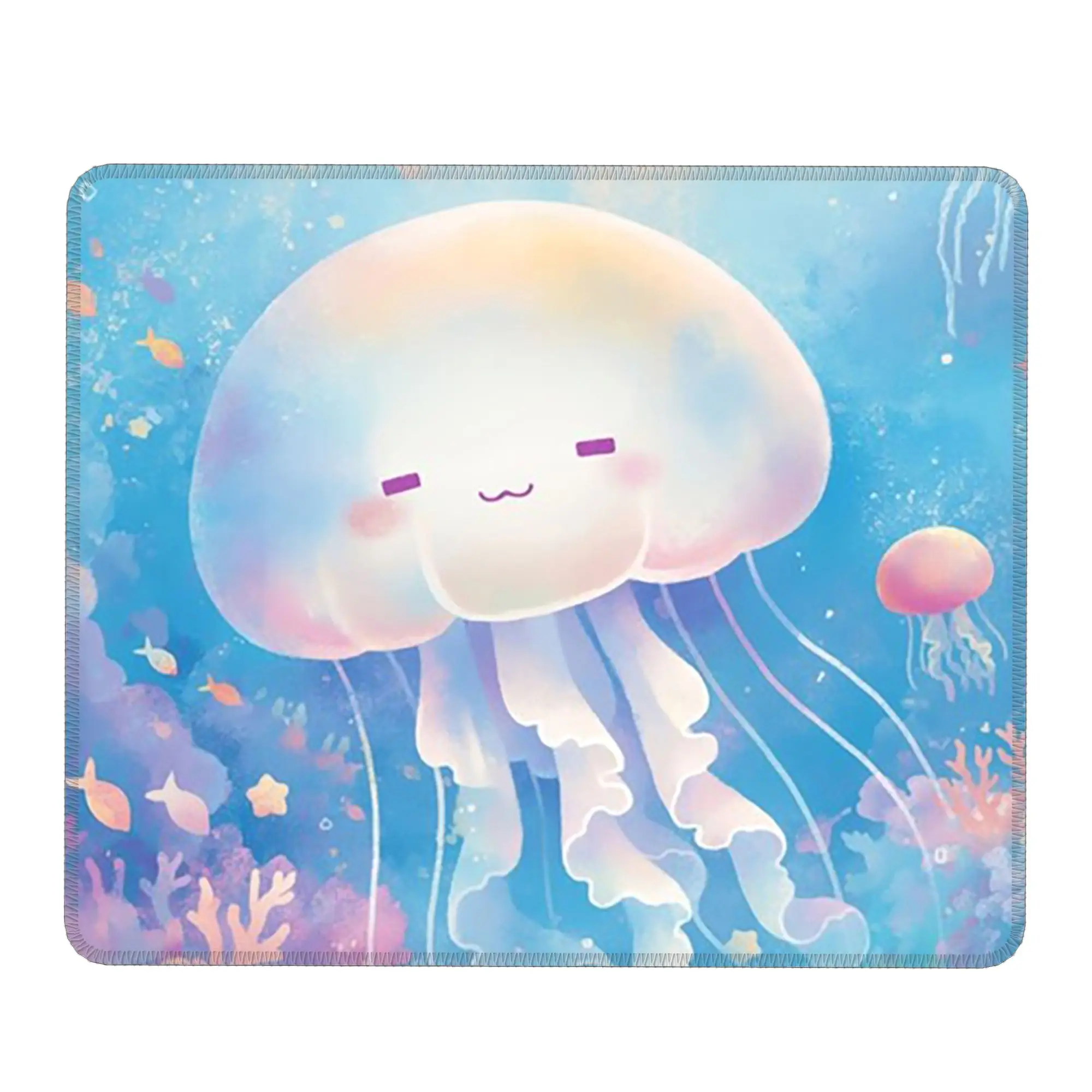 Cartoon Jellyfish Underwater Design Mouse Pad Computer Keyboard Mouse Mat Gamer PC Laptop Desk Mat Office Table Mats