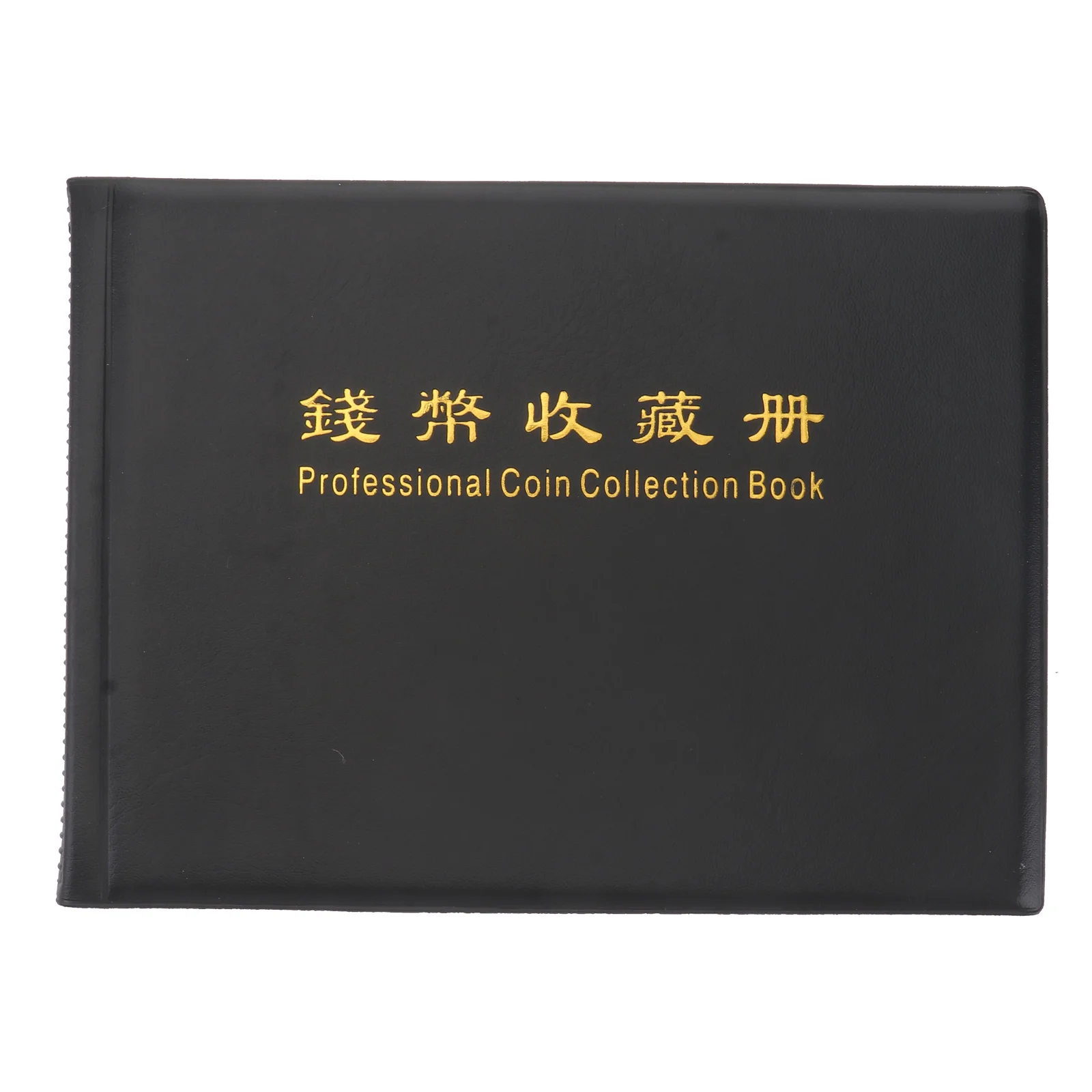 240 Coin Collectors Album Portable Black Coin Collection Book Transparent Pocket Holder Storage Display Suitable for Caps Tokens