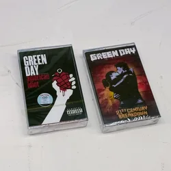 Punk Rock Green Day Billie Joe Music Tape Idiot Album Music Record Cassettes Cosplay Walkman Car Recorder Soundtracks Box Prop