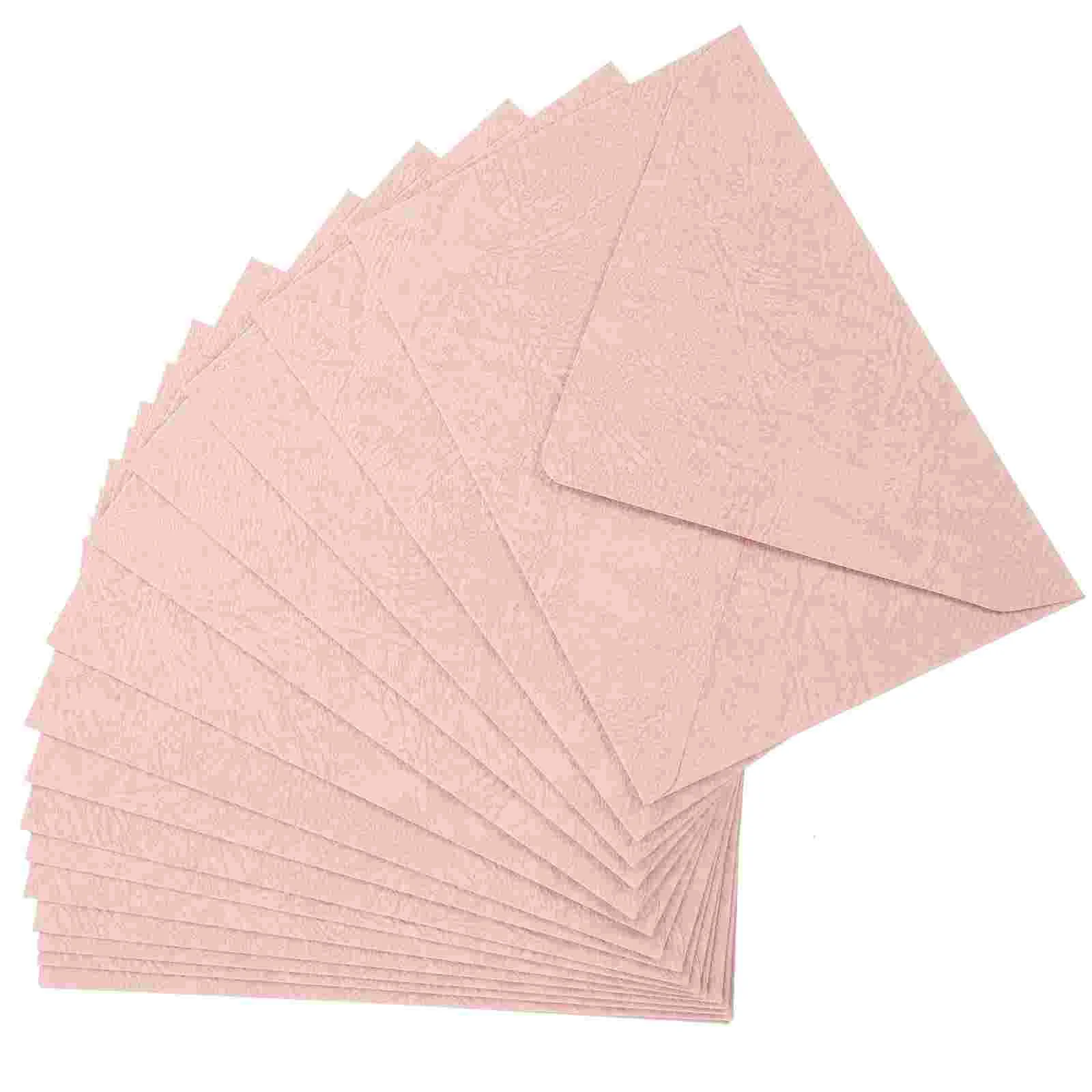 16 Pcs Envelopes for Festival Retro Design Vintage Invitation Cards Greeting Pink Paper