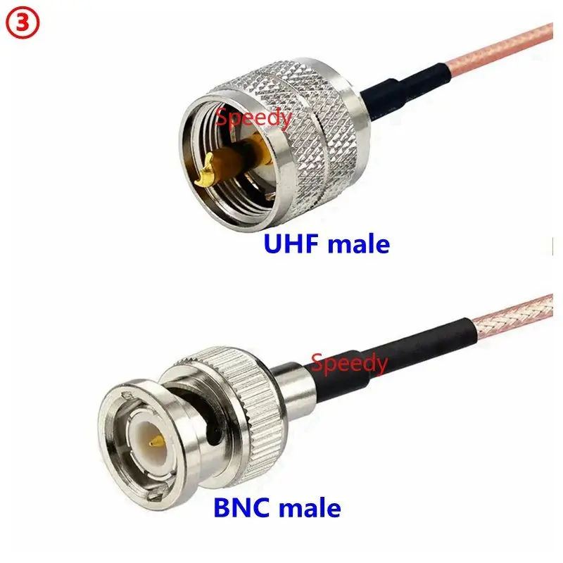 RG316 Cable UHF PL259 SO239 To N Type BNC TNC Male Female Connector N TNC BNC TO UHF Extension RG316 Low Loss Fast Delivery RF