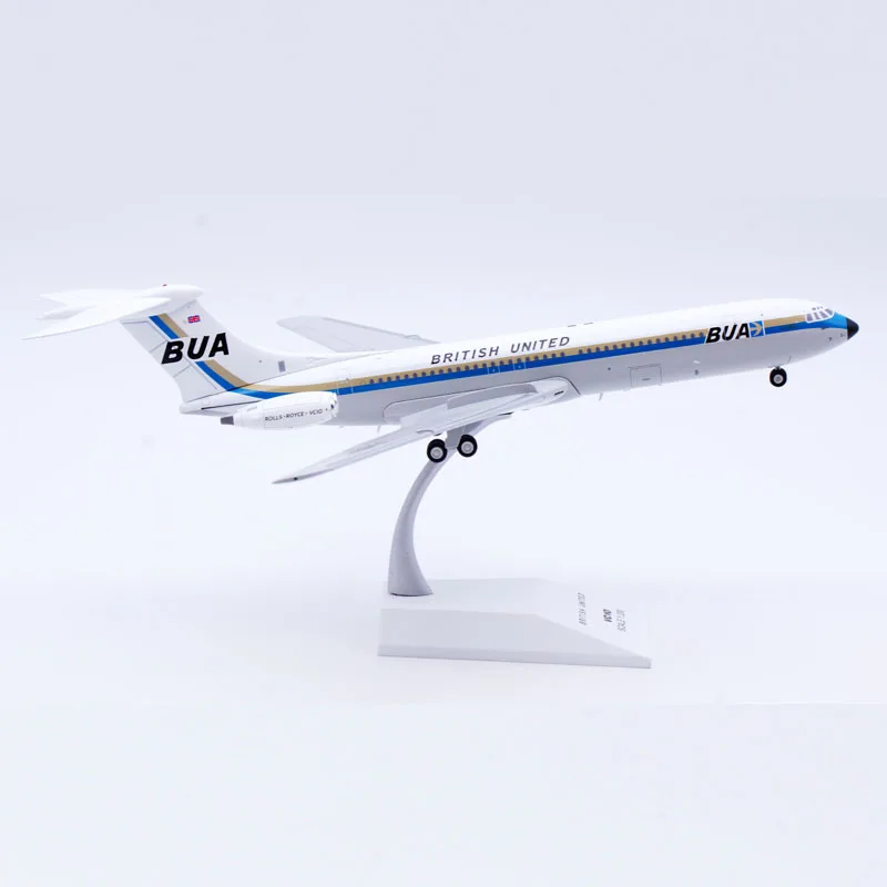 LH2385 Alloy Collectible Plane Gift JC Wings 1:200 British United Airways Vickers VC10 Srs1103 Diecast Aircraft Jet Model G-ATDJ