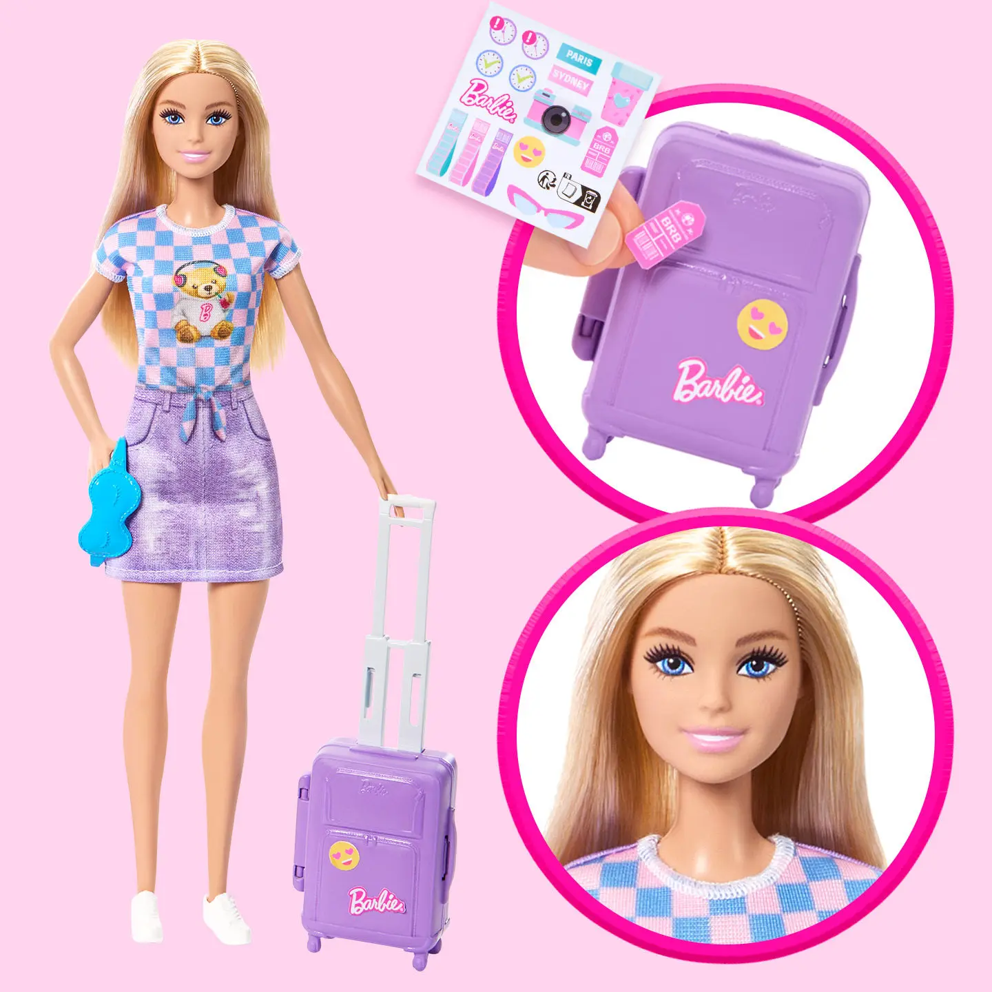 

Genuine Doll Infinite Exploration Travel Airport Baggage Set Vacation Adventure Doll Accessory For Collection Enthusiasts Gift