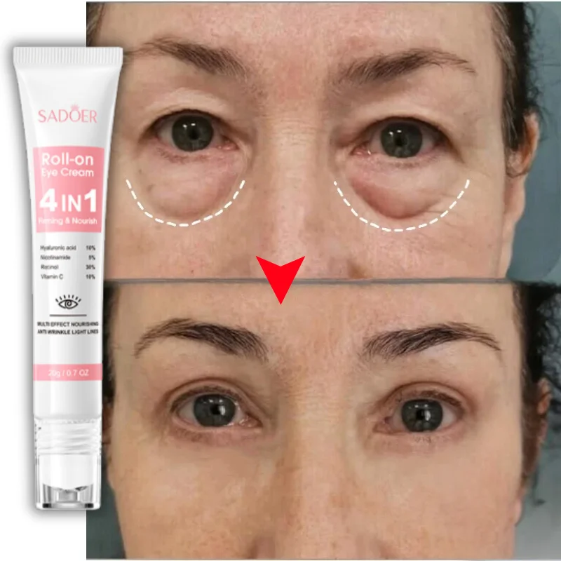 

Instant Eye Bag Removal Cream Collagen Anti-Wrinkle Fade Fine Lines Firming Skin Anti Dark Circle Puffiness Brighten Eye Care