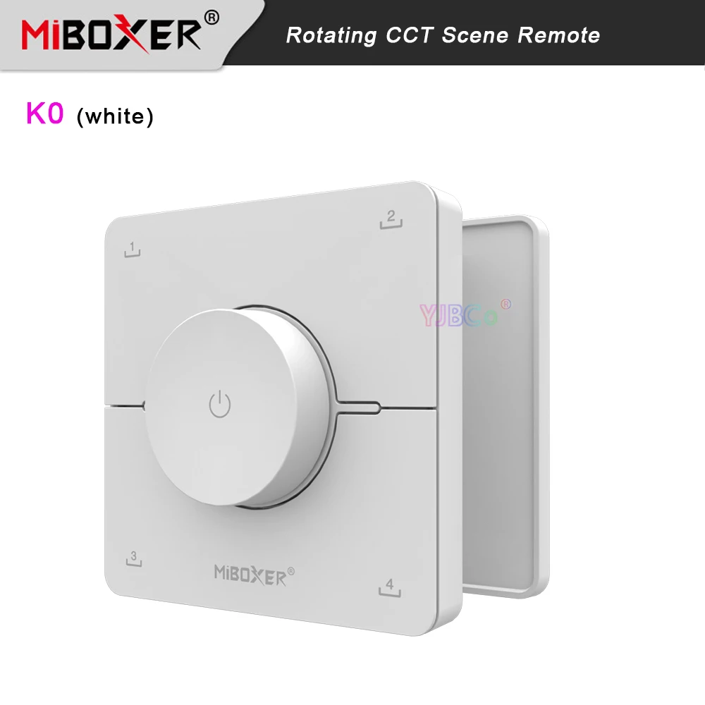 Imagem -04 - Miboxer-k0 Rotating Wheel Cct Scene Ajuste Remoto Temperatura de Cor Brilho Escurecimento Led Controller 2.4g Cct Led Lamp