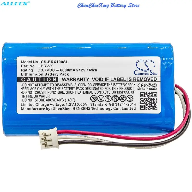 

Аккумулятор Cameron Sino 6800 мАч BRV-X для Braven BRV-X, BRVXBBB