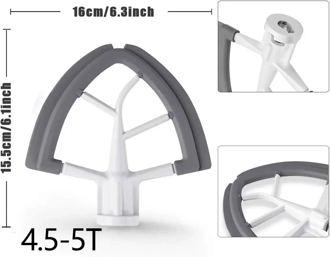 1PC suitable for KitchenAid tilting head vertical mixer, 4.5-5 mixer accessories silicone accessories