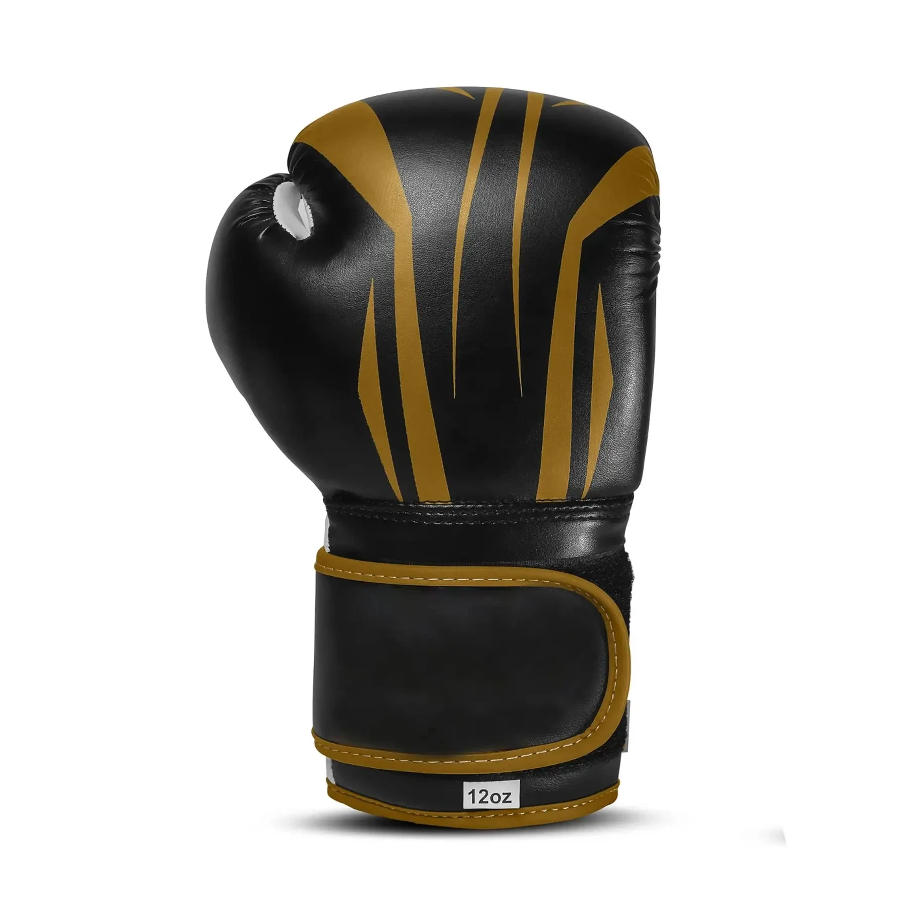 PU Leather Boxing Gloves, Professional Training Sparring Punching Gloves, Shock‑Absorbing Wrist Support