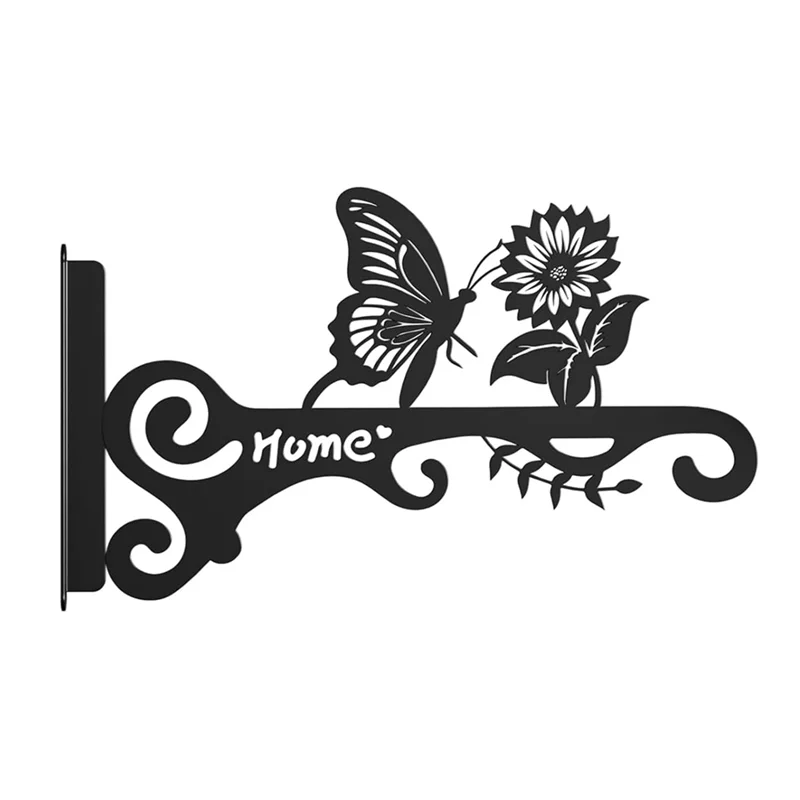 ABLK – crochets muraux décoratifs en métal pour plantes, avec Design d'oiseau, pour usage intérieur et extérieur, supports de suspension, décoration de maison