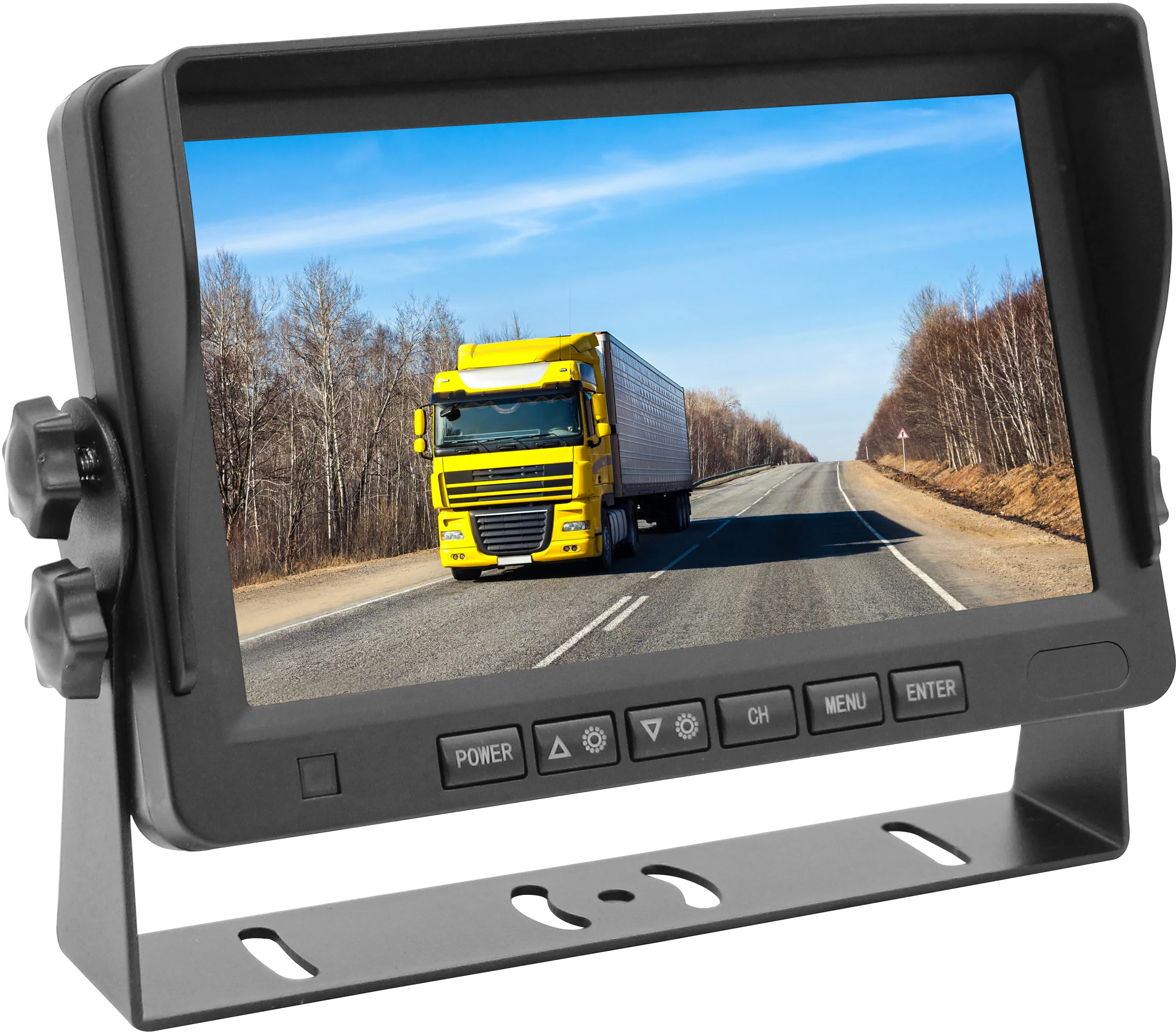 

Gision VGA 7inch Car Parking Monitor HD Rear View IPS Display Screen For Car Camera/ Bus Mdvr free shipping