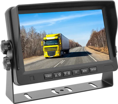 Gision VGA 7 pulgadas Monitor de estacionamiento de coche HD vista trasera pantalla IPS para cámara de coche/autobús Mdvr envío barato