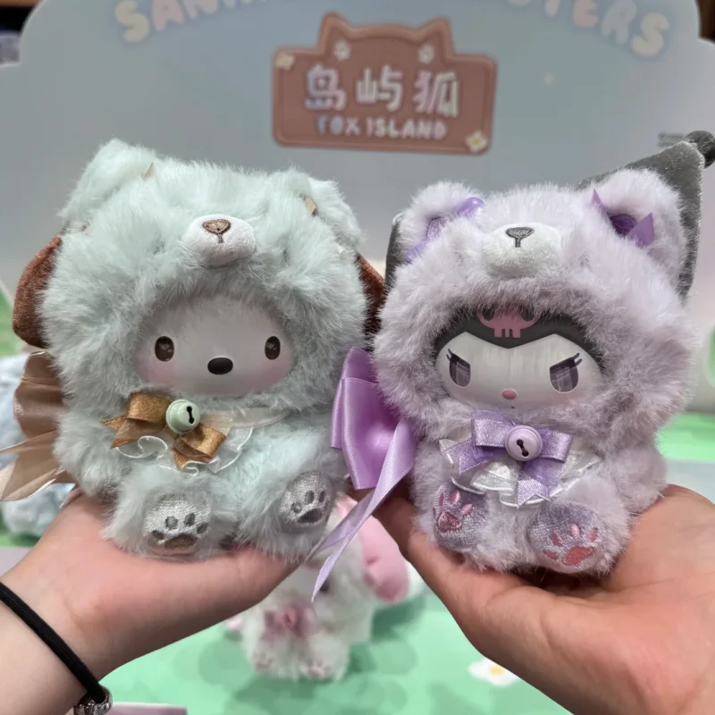 

2025 New Original Sanrio Characters Fox Island Series Blind Box Kawaii Decorations Trendy Toys Collectible Mystery Box Gifts