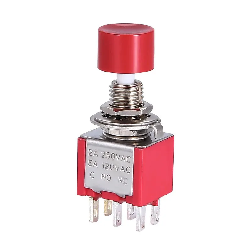 5PCS SPDT DPDT Reset Latching Toggle Switch 125V6A MTS-302 Mini Miniature Toggle Switch MTS-403 ON-ON Mini Toggle Switches