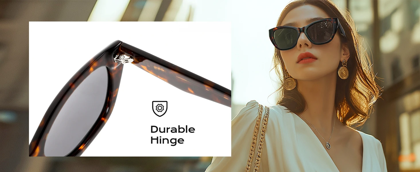 ZENOTTIC Schmetterlings-polarisierte Sonnenbrille für Damen, handgefertigt, Acetat-Schatten, UV400-Schutz, quadratische Sonnenbrille zum Einkaufen, Geschenk – Detail 6