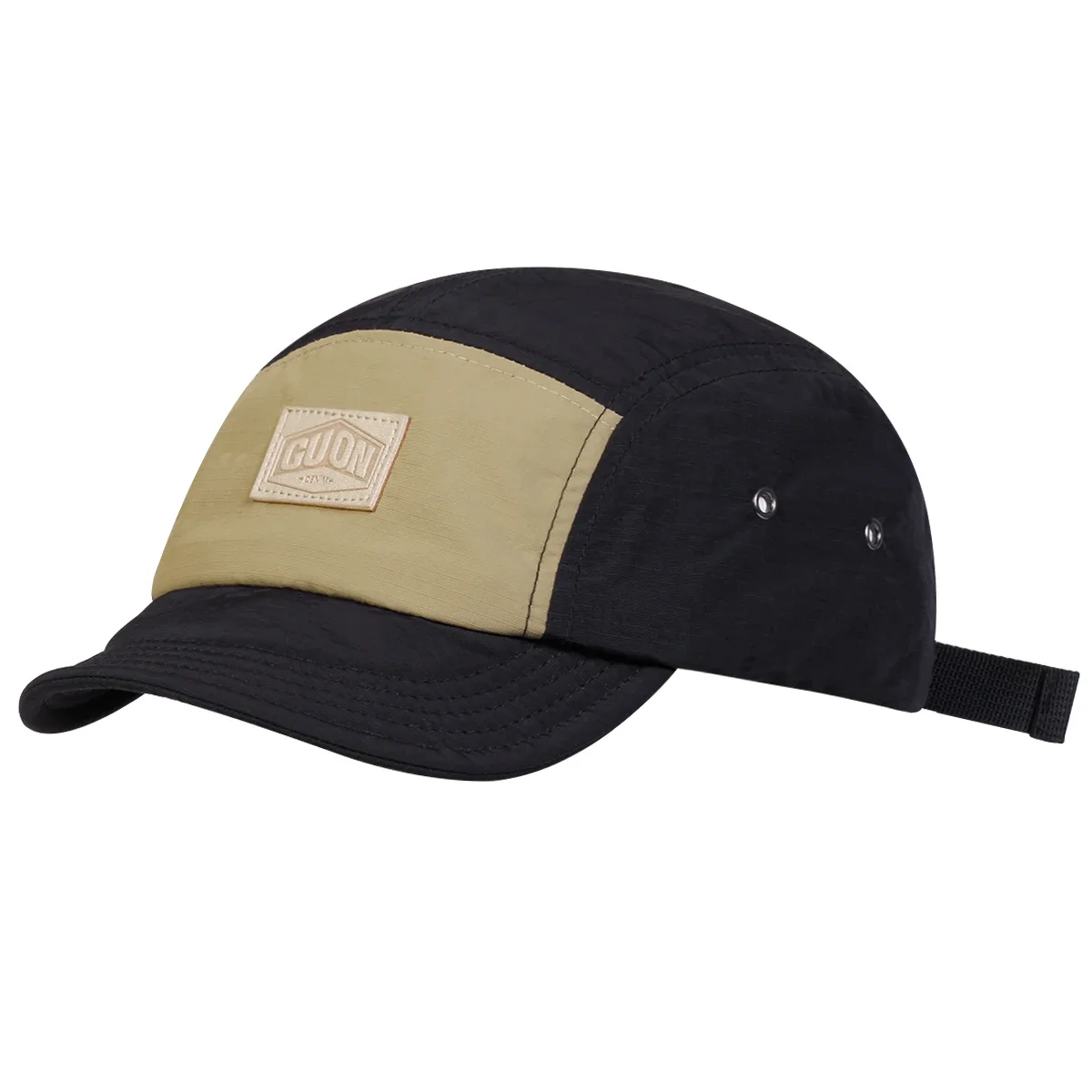 Unisex CUON DENIM Letter Leather Label Baseball Caps Quick Drying Hat Spring and Autumn Casual Sunscreen Hat