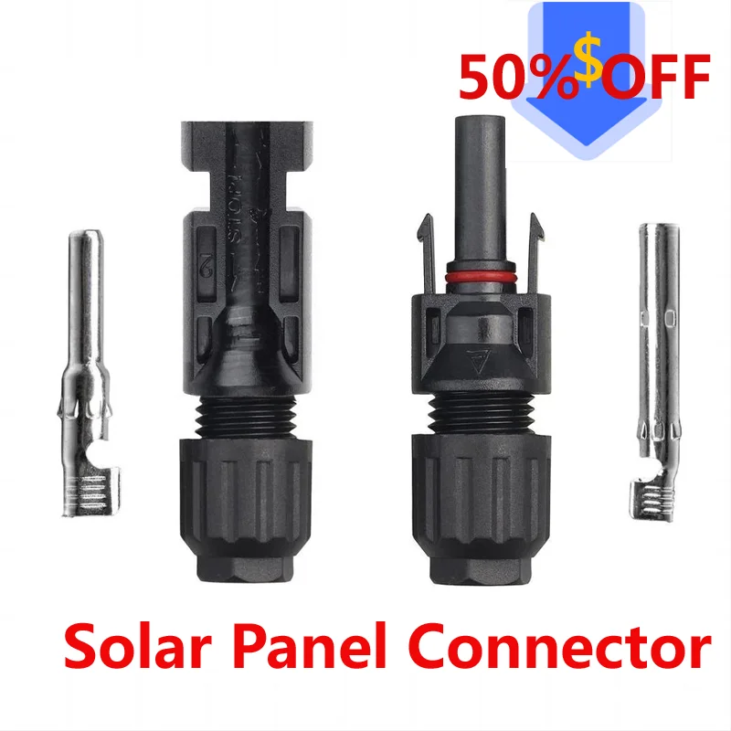 Solar Panel Connector For Solar Panel Power System IP67 Waterproof 30A 100V Male and Female