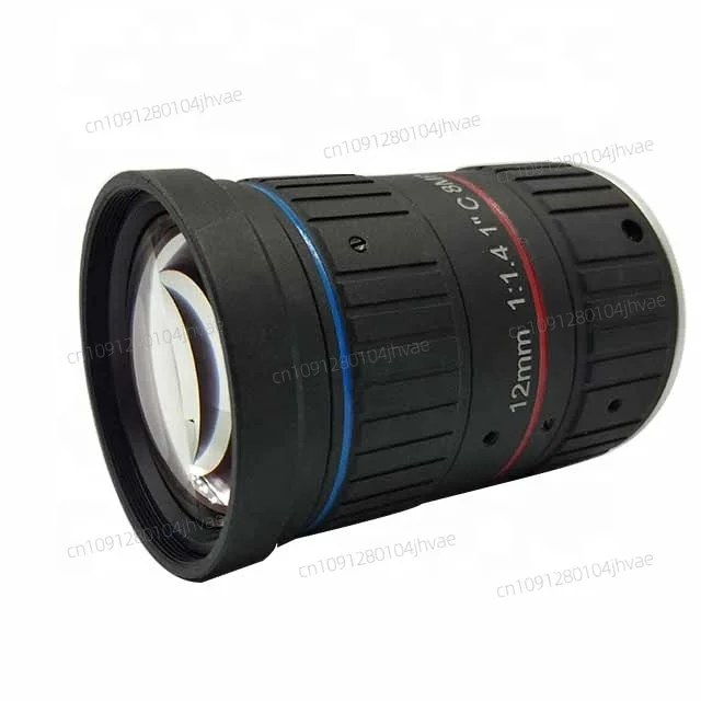 8 메가픽셀 12mm C 마운트 CCTV 렌즈 수동 아이리스 고정 초점 렌즈 비디오 녹화 카메라 렌즈