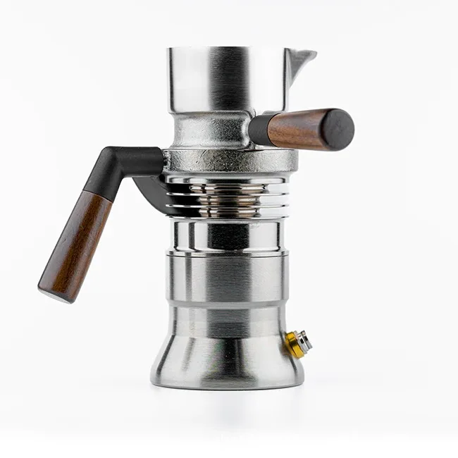 Modern Transparent Stainless Steel High-Pressure Espresso with Moka Pot Party Gifts Coffee Maker Party Gifts