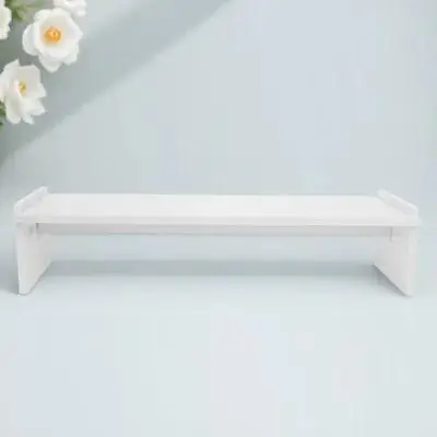 Ergonomic Computer Monitor Riser Stand Compact Desktop Laptop Stand for Home Office Dorm Room Essentials Monitor Heightening