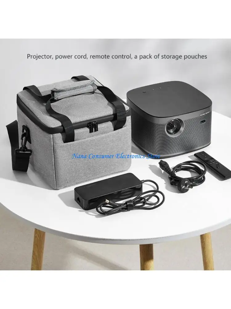 

G7NE Водонепроницаемая оксфордская сумка для хранения проектора с несколькими карманами, органайзер для аксессуаров