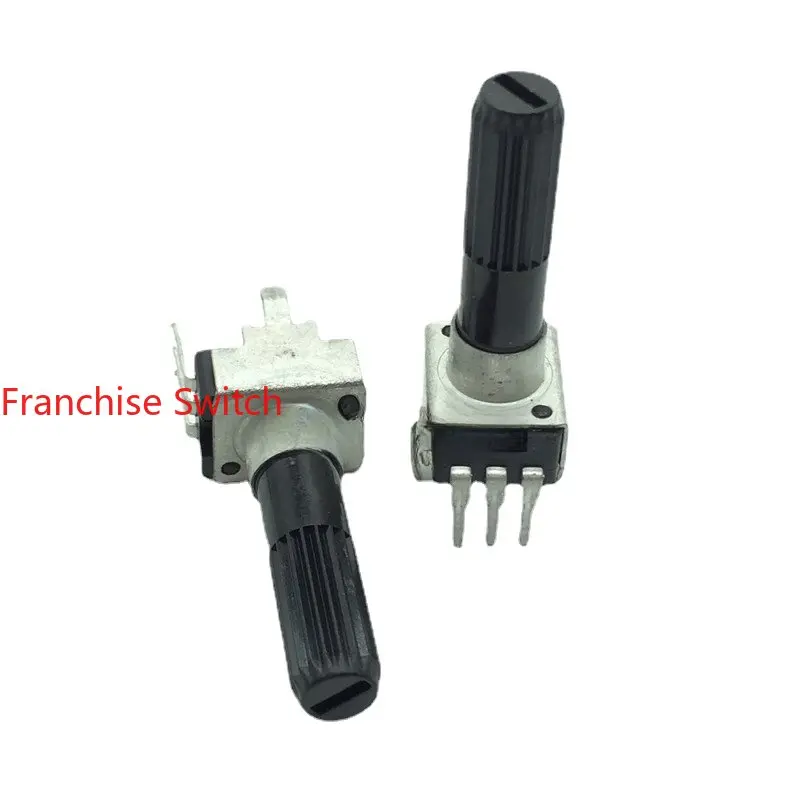 

10PCS RV09 Potentiometer B10K Vertical Sealed Handle Length 23mm Long Axis Adjustable Resistor