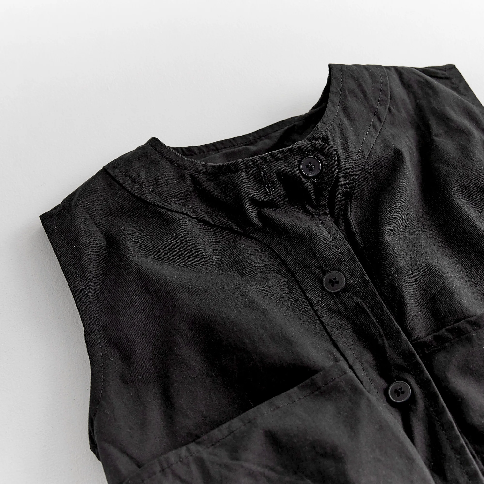 Kinderweste 2026 Neue Frühlings- und Herbst-Koreanische-Style Einfarbige Weste für Jungen, Stilvolles Outfit für Babyjungen – Detail 4