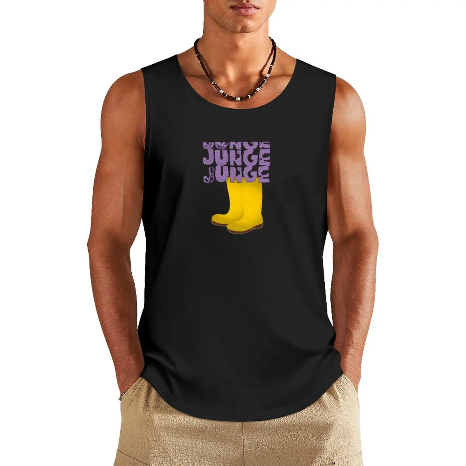 

Boy boy boy Tank Top plain t-shirt men clothes gym men