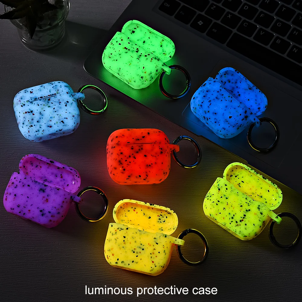 Per Airpods Pro 2 Custodia di lusso in silicone luminoso Custodia per cuffie wireless per Airpods Pro USB C 3 3rd 2nd Generation Accessori