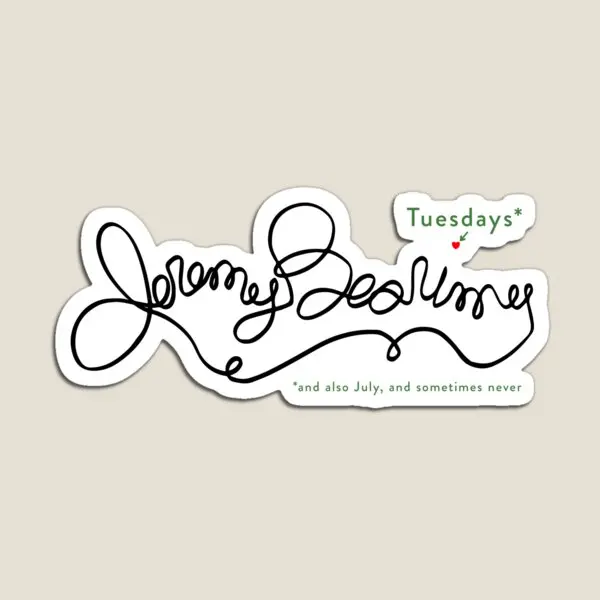 Jeremy Bearimy Valentine With Notations Magnet Colorful Home Funny Toy Baby Cute Magnetic for Fridge Organizer Stickers