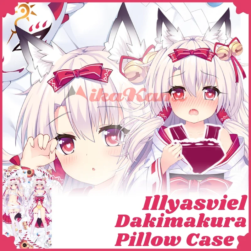 

Illyasviel Dakimakura Fate Kaleid Liner Sexy Pillowcase Full Body Hugging Pillow Case Otaku Cushion Cover Bedding Home Decor