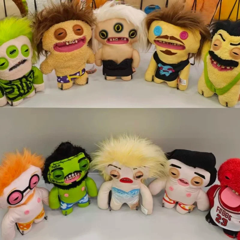 Fuggstars Doll 2nd Generation Fuggler Lady Lisa Funny Ugly Cute Teeth Monster Plush Toys Cartoon Women Men Trend Gift Toys