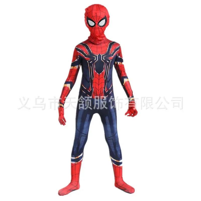 MINISO Miles Morales Far From Home Cosplay Costume Zentai Spiderman Costume Superhero Bodysuit Spandex Suit for Kids Custom Made