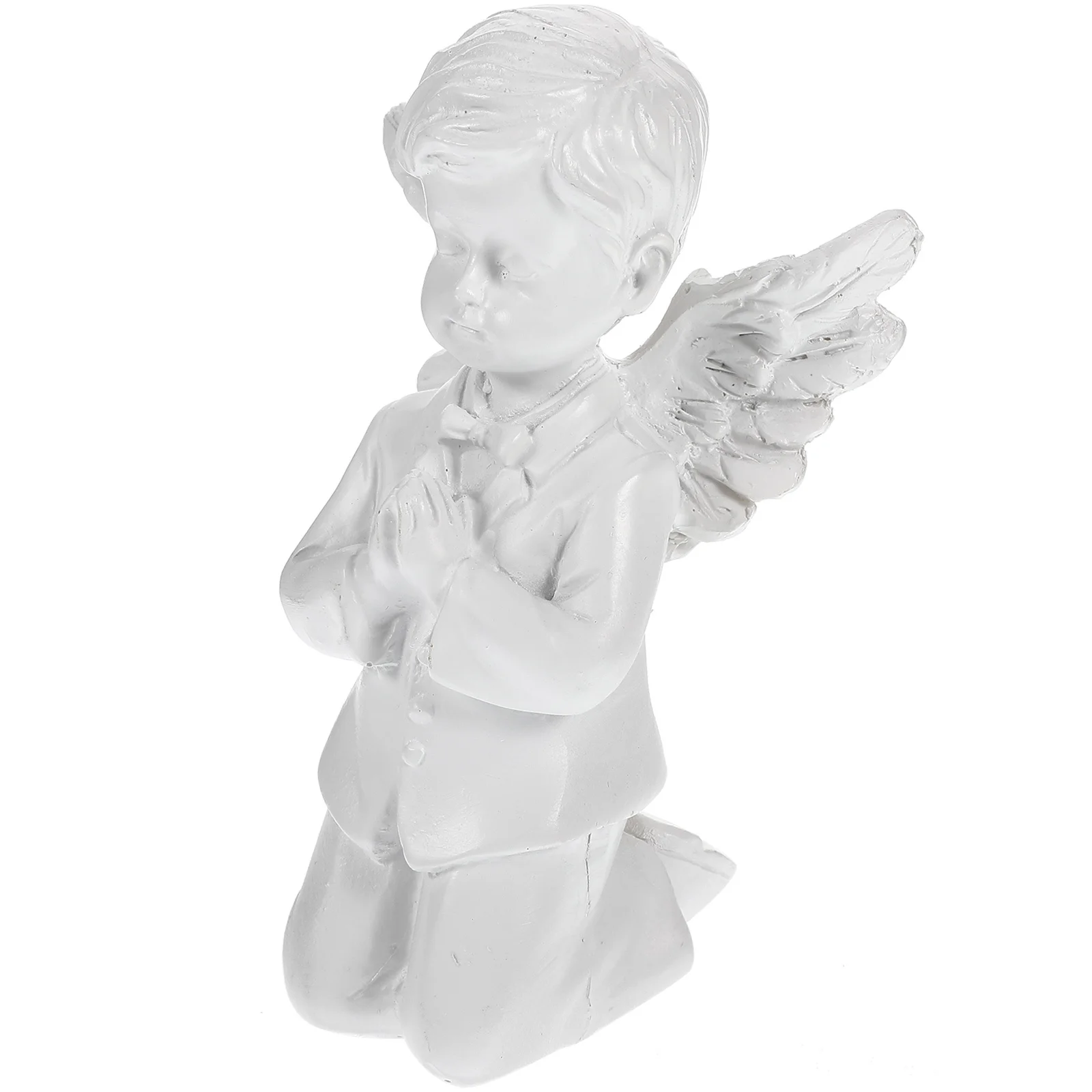 

1Pcs Miniature Angel Sculpture Beautiful Resin Adornment for Office Home Garden Decor Long-Lasting Color Fade-Resistant Art
