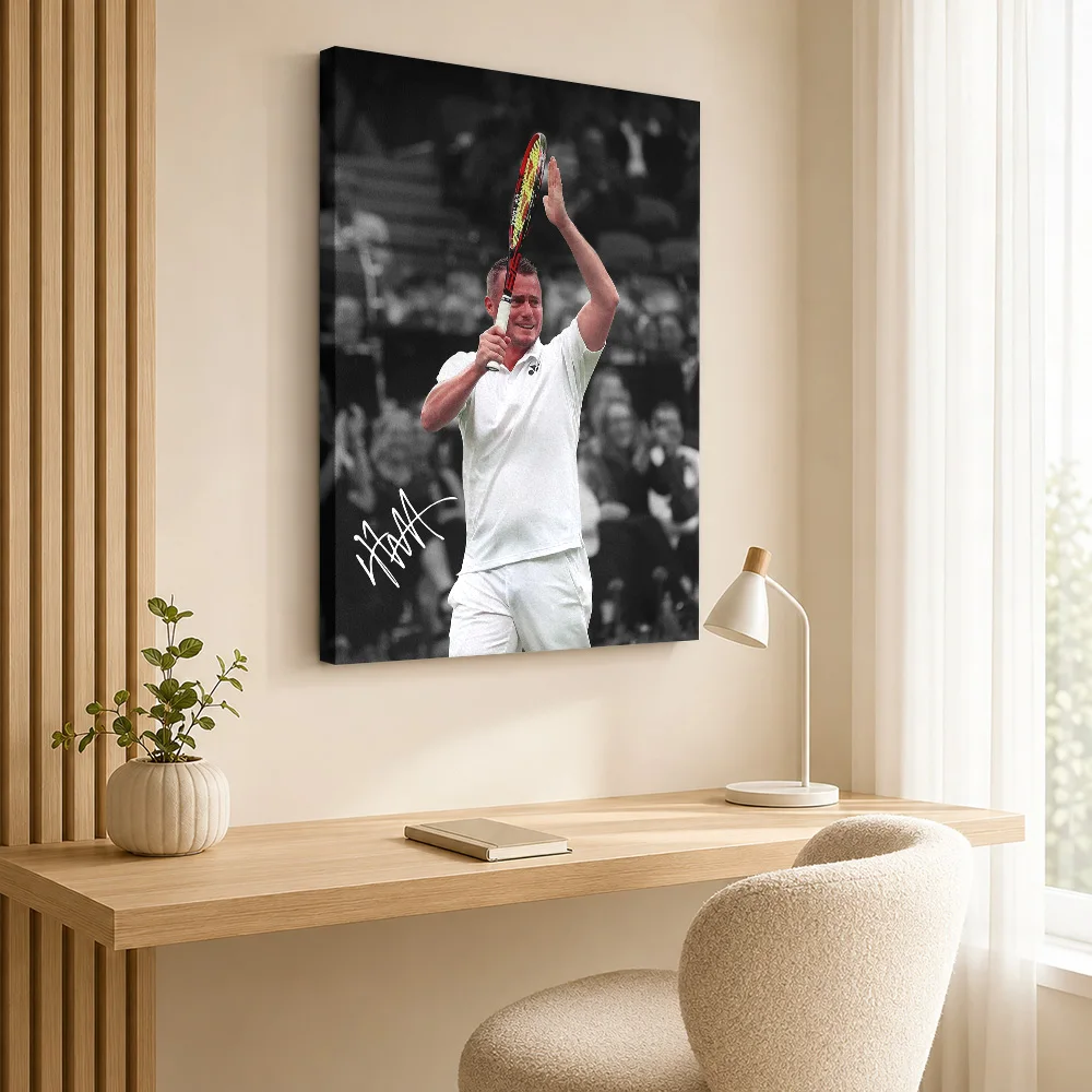 Lleyton Hewitt Canvas Painting Poster Customized Photo Modern Aesthetic Canvas Wall Art for Office Hallway Decor Ready to Hang