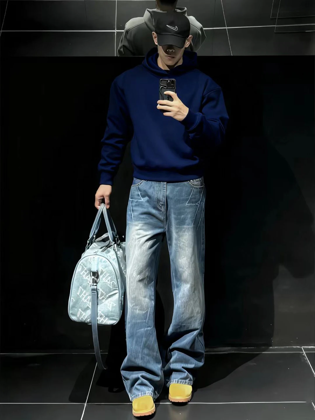 

Мужская зимняя толстовка с флисовой подкладкой, американского стиля, свободного кроя, молодежная, модная, с длинными рукавами, укороченная, однотонная.