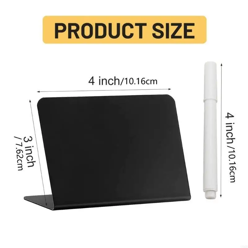 

2025 New 10/20 Pcs Small Chalkboard Signs with Pen Writeable Blackboards Labels Message Board Signs for Party