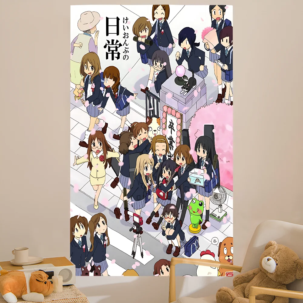 

K-On Anime Hanging Bohemian Tapestry Hanging Tarot Hippie Wall Rugs Dorm Japanese Tapestry