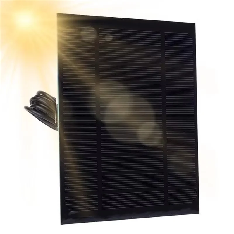 Promotion! 6W Solar Panel Waterproof Outdoor Hiking And Camping Portable Doorbells Security Cameras Lights Charging Panel Type-C - view 3