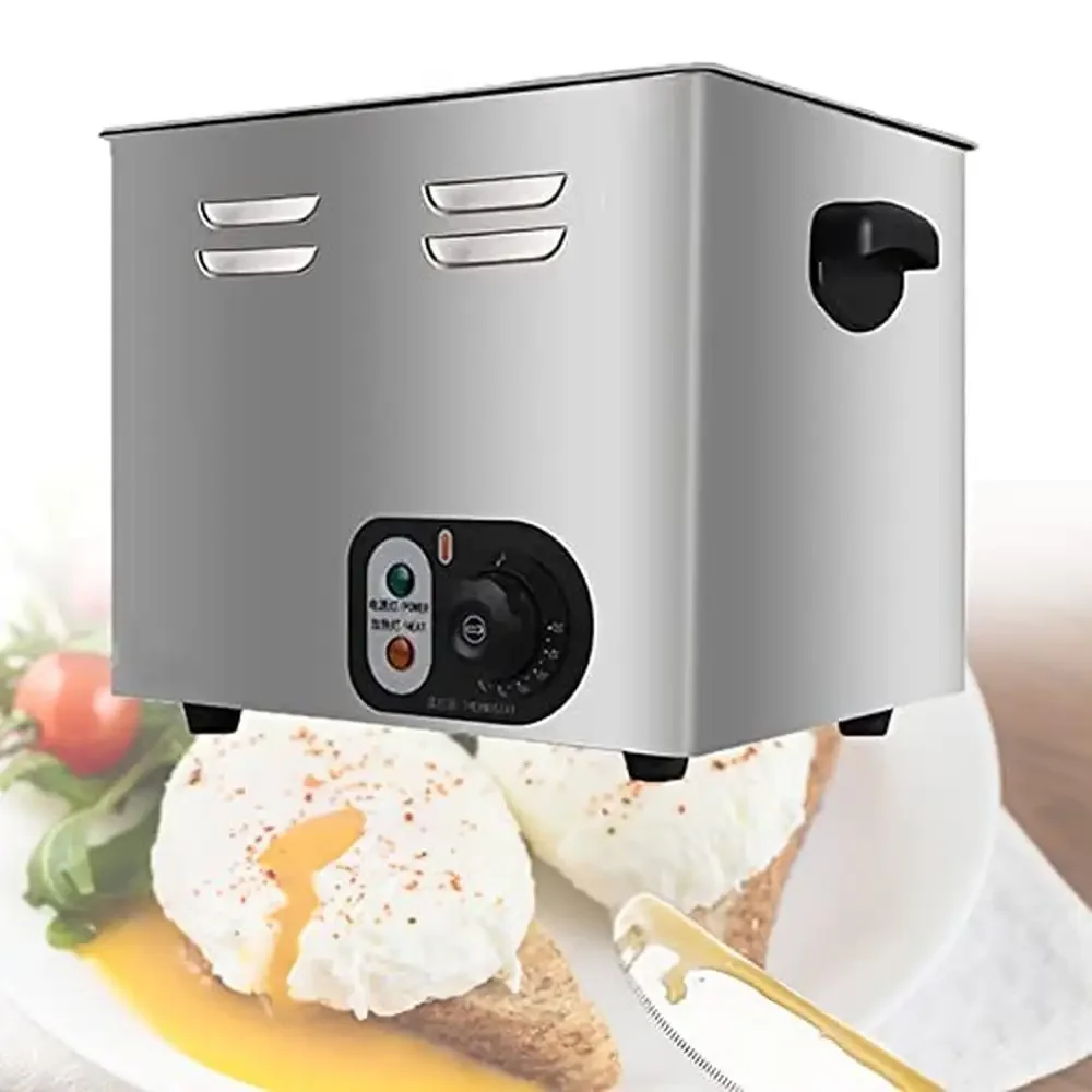 

Commercial Egg Cooker 2600W 60-Egg Capacity Automatic Restaurant Boiler Steamer Slow-Cook Hot Spring Eggs Food-Grade Stainless