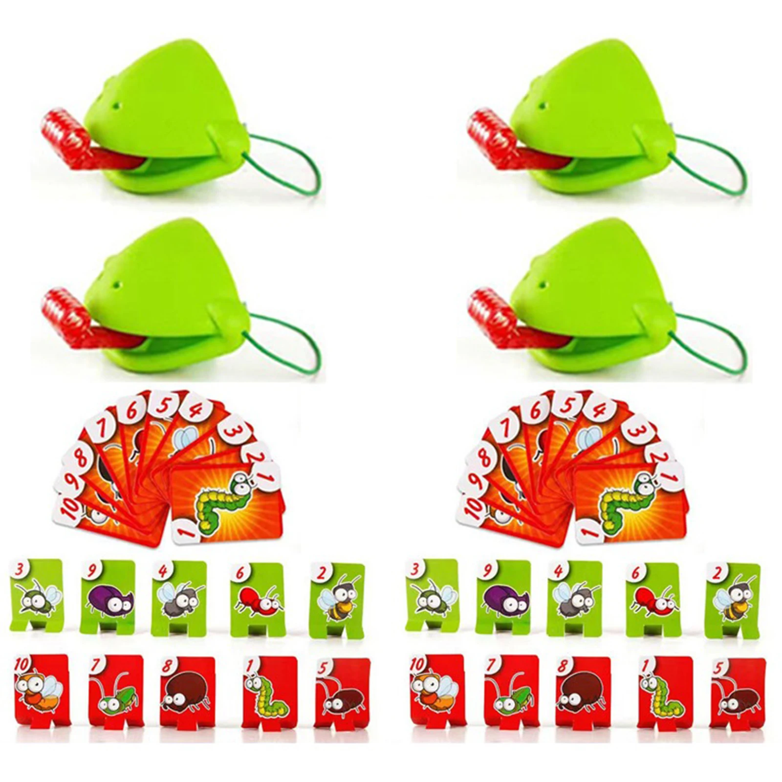

Frog Lizard Mask Wagging Tongue Lick Cards Board Games for Children Family Party Toys Antistress Funny Desktop Puzzle Game Toys