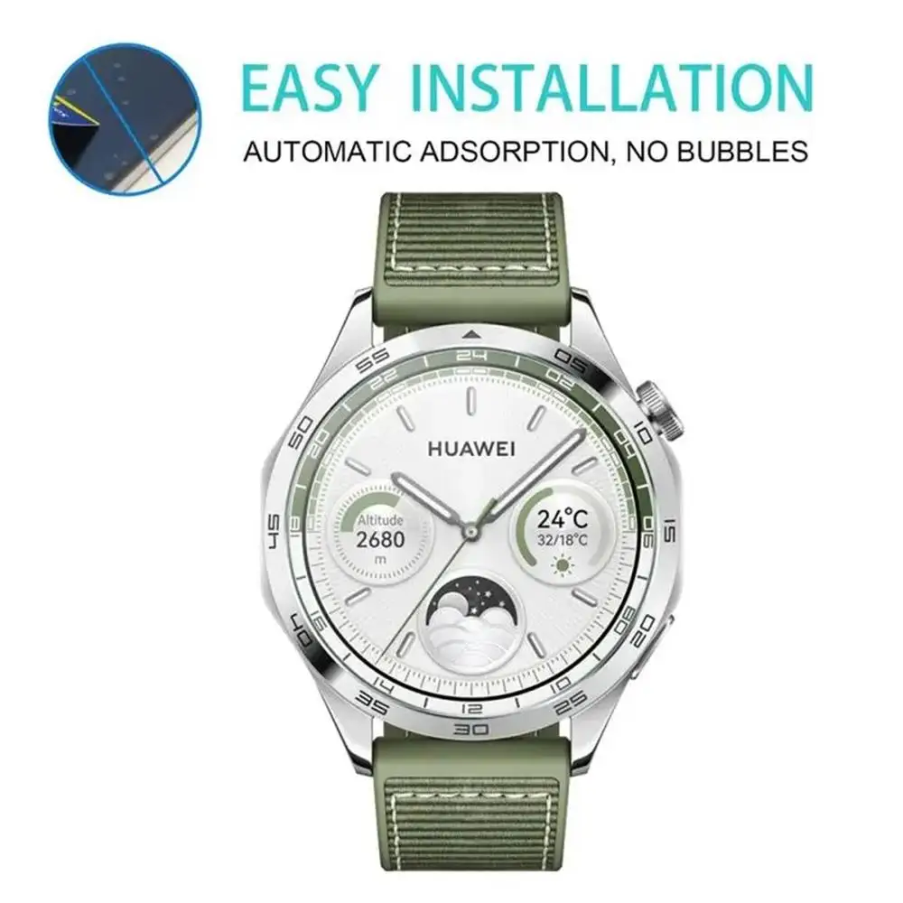 2 Pcs Screen Protector for Huawei Watch GT4 41mm / 46mm Tempered Glass Protection for Huawei Watch GT 4 Anti-Scratch Glass Film