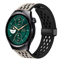 22mm Magnetic Leather Strap For Mibro Lite 3 Pro Smart Watch Bracelet For Mibro Watch A3 A2 A1 X1 T2 C3 C4 Lite 2 Watchbands
