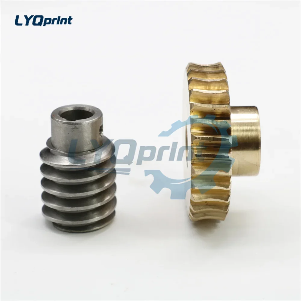 1 Set Roland Water Roller Motor Worm Gear For Printing Machine