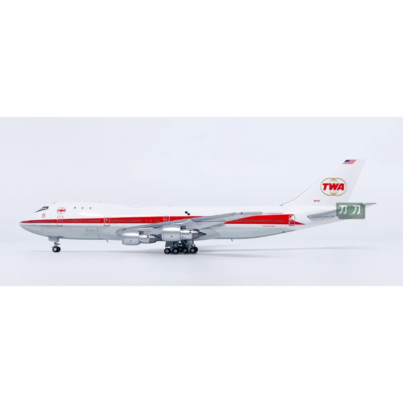 PT Diecast 1/400 Schaal Global Airlines B747-131 Passagiersvliegtuigen N93101 Legering Vliegtuigen Model Collectie Decoratieve Ornamenten